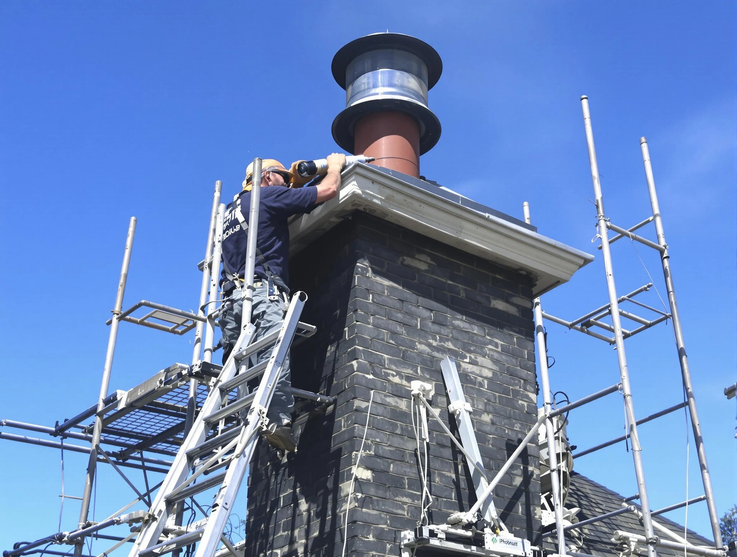 Sturdy chimney crown finished by West Bountiful Chimney Sweep in West Bountiful, UT
